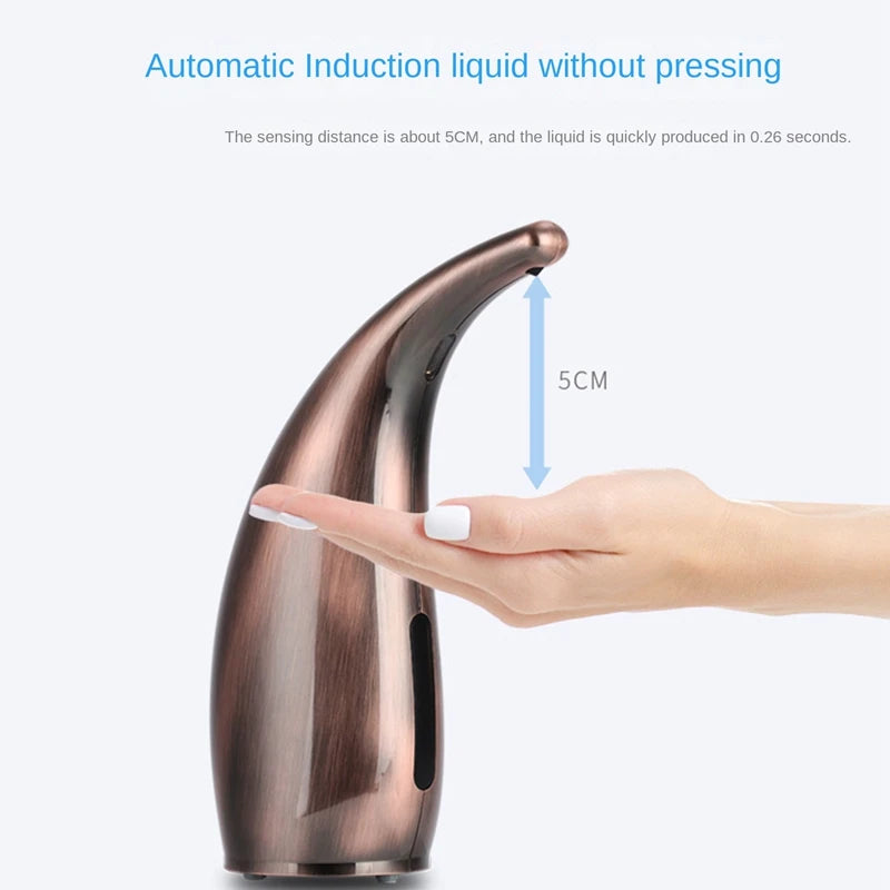 300ML Automatic Soap Dispenser, Touchless Soap Dispenser, Hands-Free Dish Soap Dispenser For Kitchen Bathroom Hotel