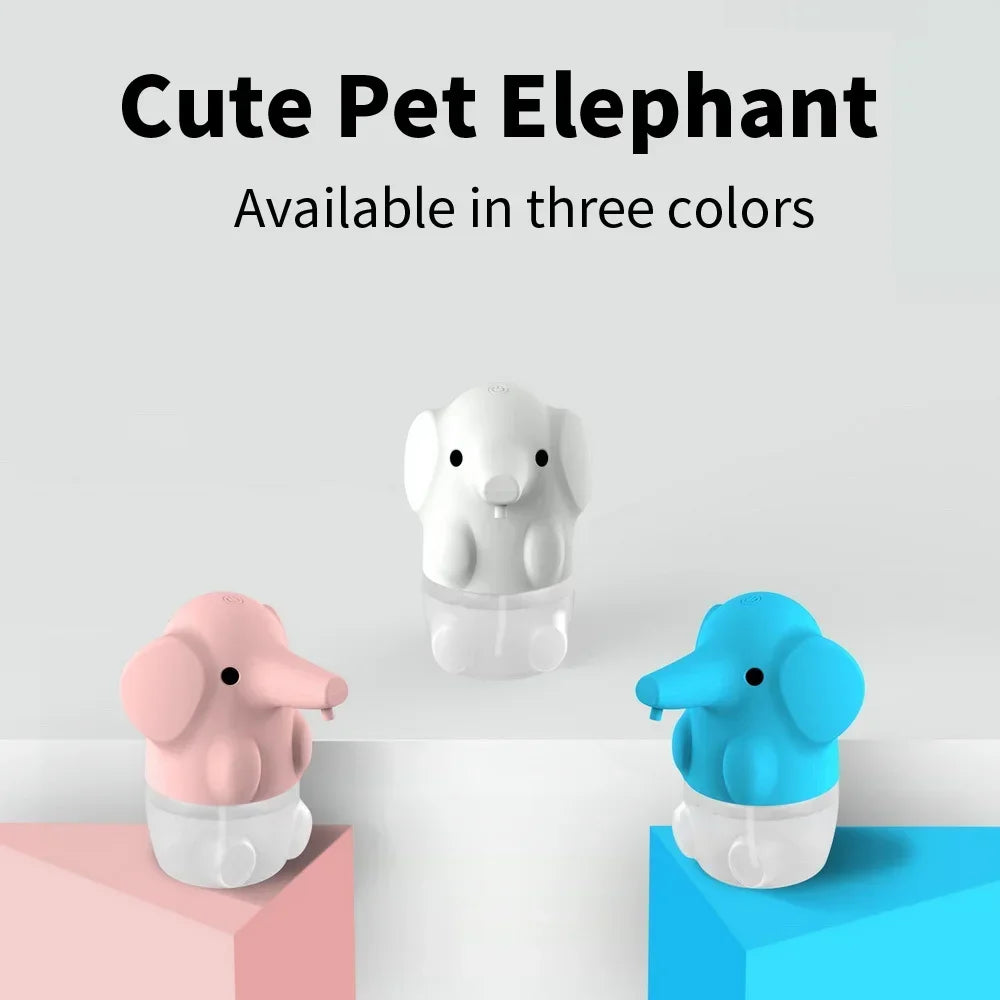 250ML Automatic Soap Dispenser Smart Touchless Infrared Soap Dispenser Wash Elephant Cartoon Home Bathroom Dispenser Quick Foaming